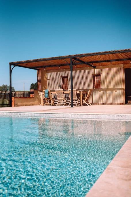 Вилла L'Heritier, Maison Climatisee, 12Pers Avec Piscine Marzens Экстерьер фото